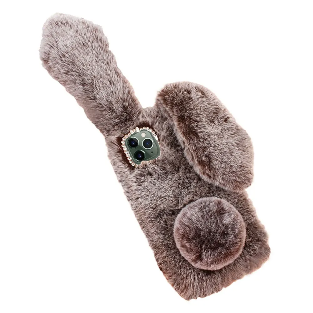 Fluffy Rabbit iPhone 11 Pro Hülle - Hellbraun