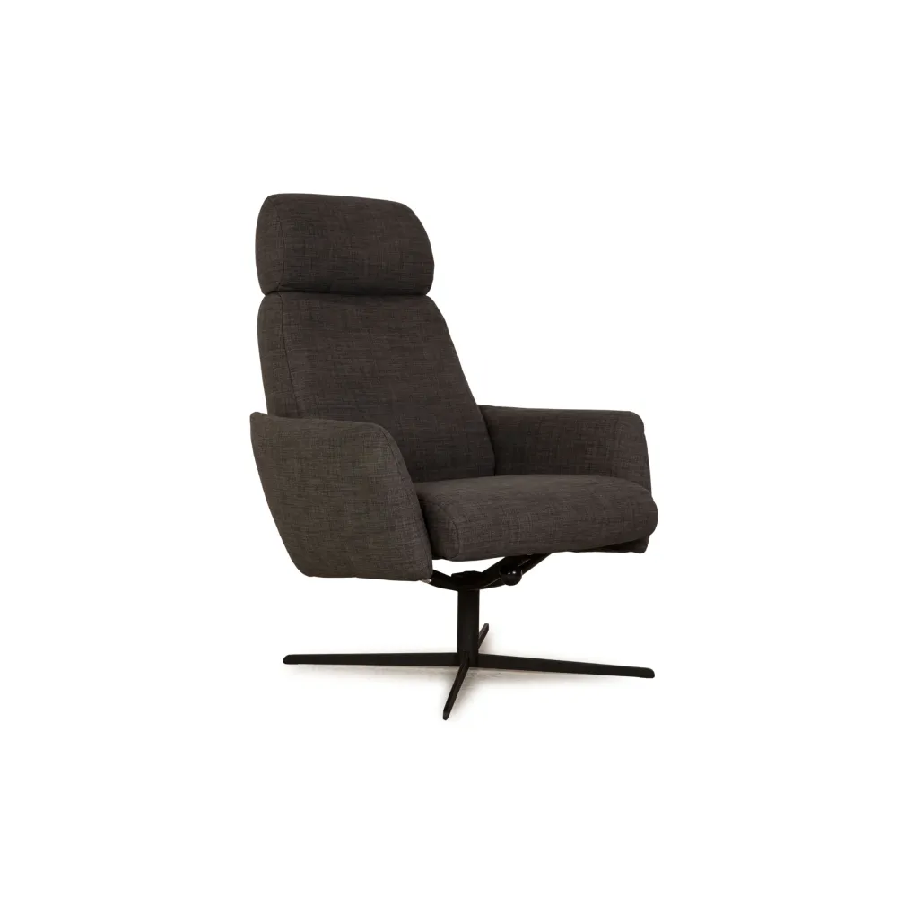Freistil Rolf Benz 177 Stoff Sessel Grau manuelle Funktion