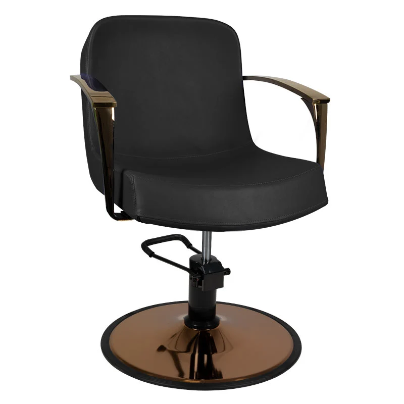 Gabbiano Styling-Sessel, Kupfer, Schwarz Bologna
