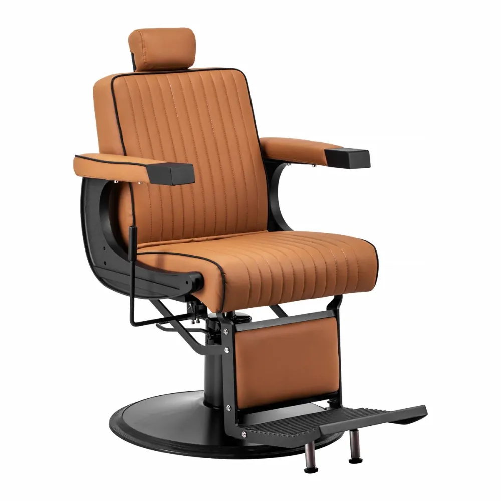 Gabbiano Visionerio Friseurstuhl hellbraun