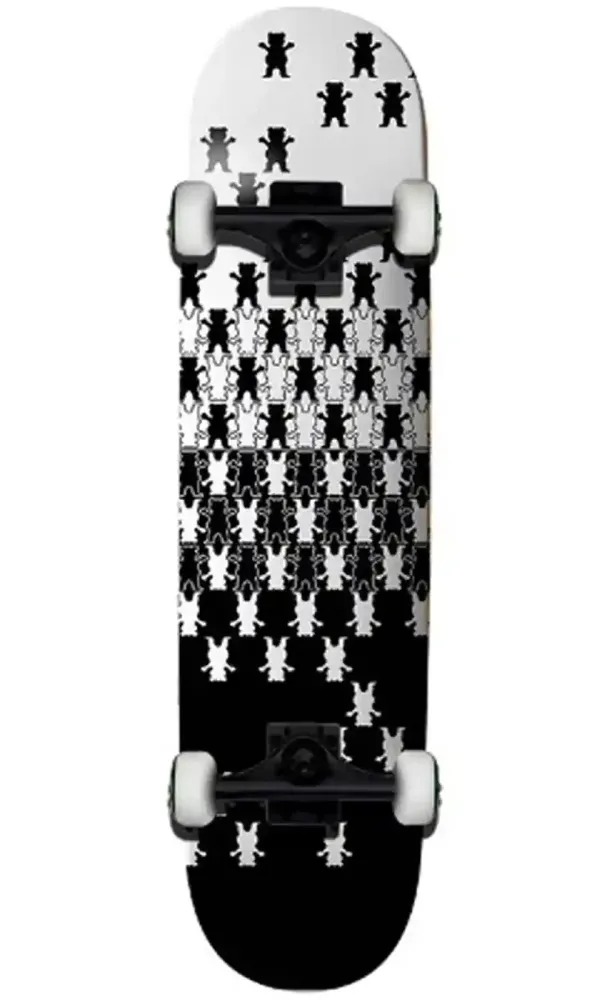 Grizzly Optical Illusion 8.0 Complete Skateboard