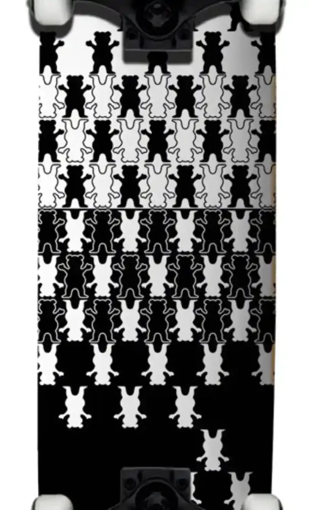 Grizzly Optical Illusion 8.0 Complete Skateboard