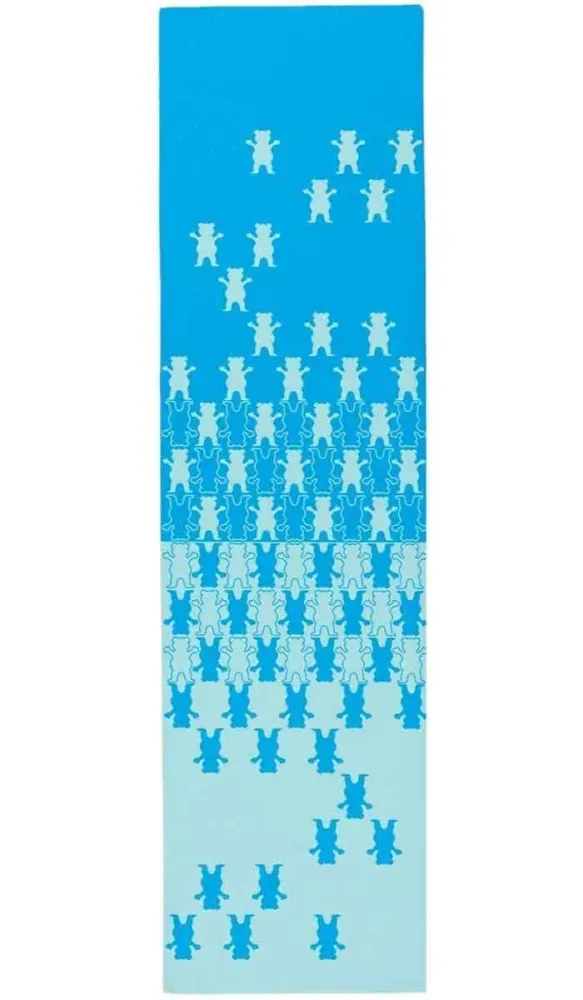 Grizzly Optical Illusion Griptape Blau