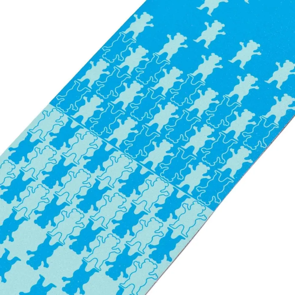 Grizzly Optical Illusion Griptape Blau