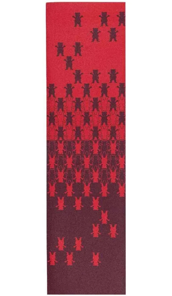 Grizzly Optical Illusion Griptape Rot