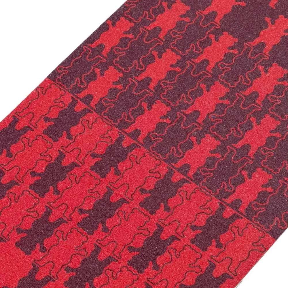 Grizzly Optical Illusion Griptape Rot
