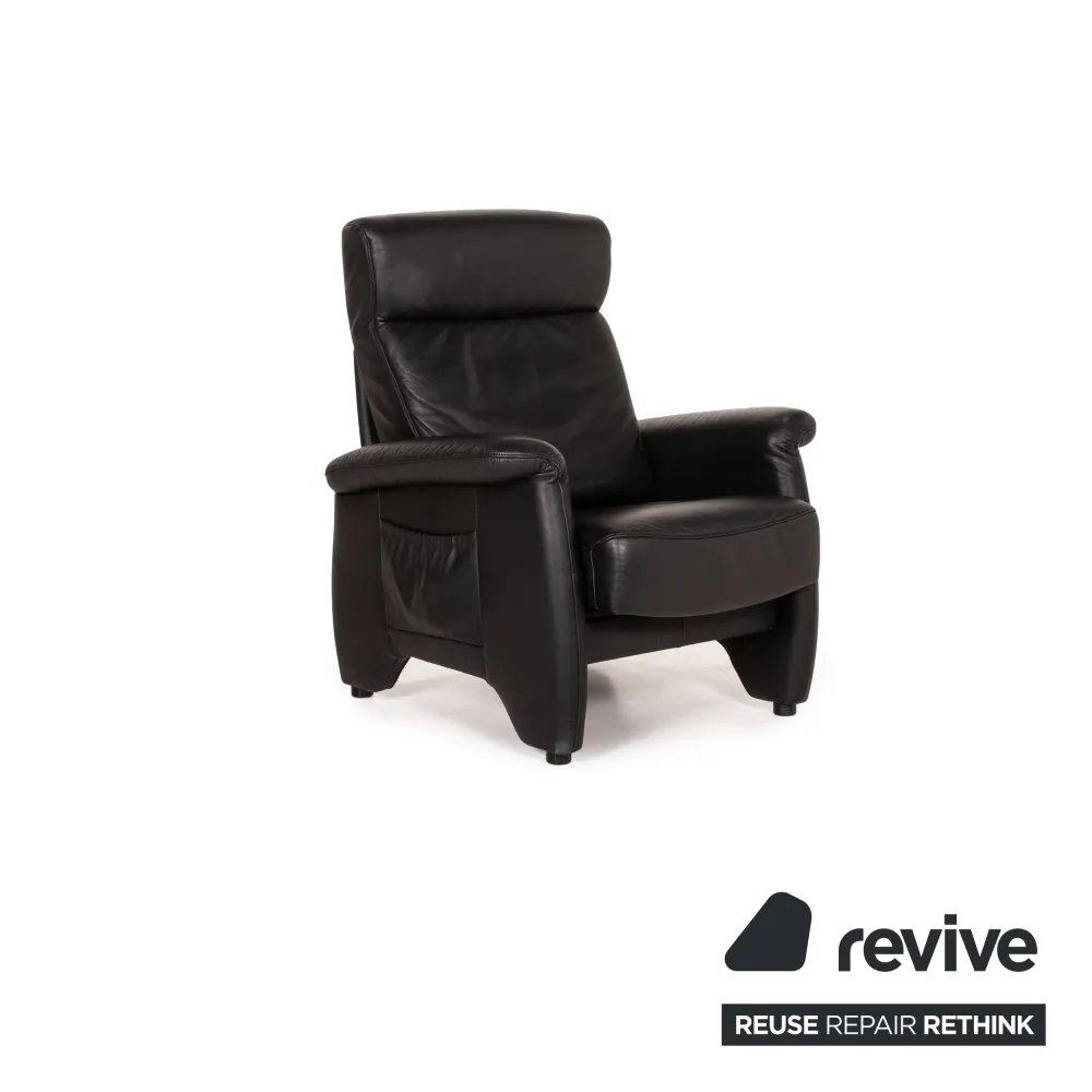 Himolla Ergoline Leder Sessel Schwarz Funktion