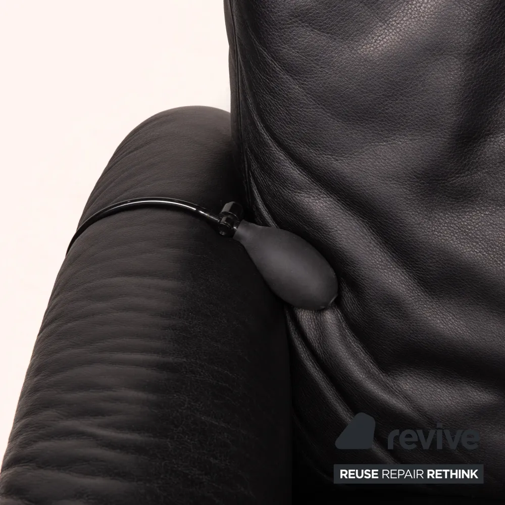 Himolla Ergoline Leder Sessel Schwarz Funktion