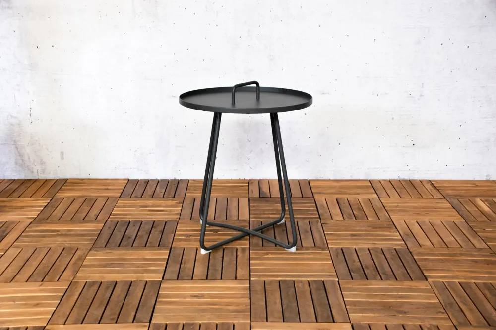 Jennifer Beistelltisch anthrazit Ø50cm