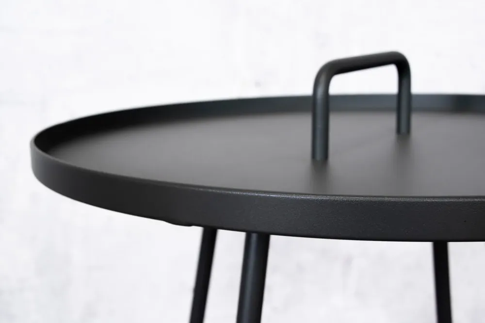 Jennifer Beistelltisch anthrazit Ø50cm