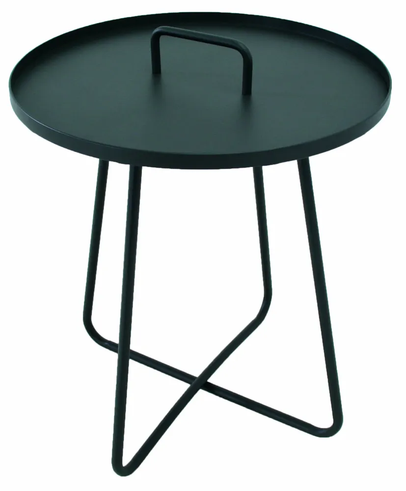 Jennifer Beistelltisch anthrazit Ø50cm