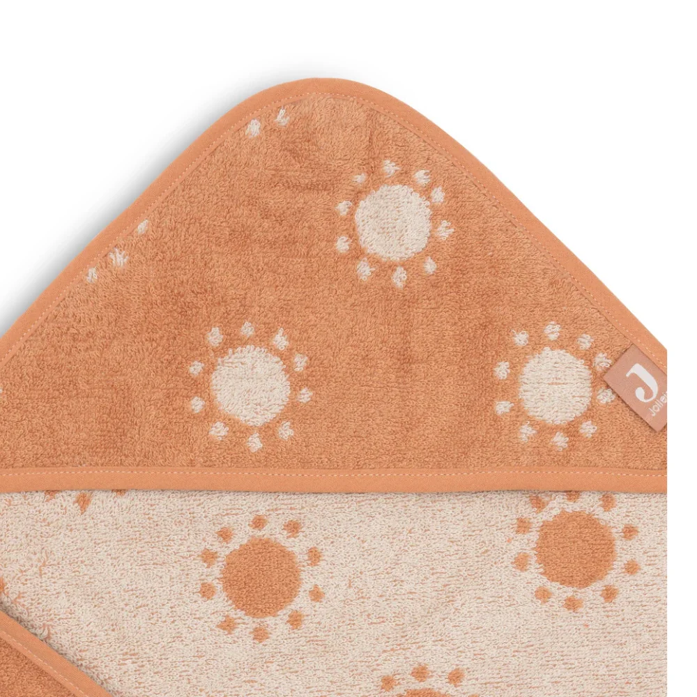 Jollein Baby-Badeumhang Jacquard Light Terra