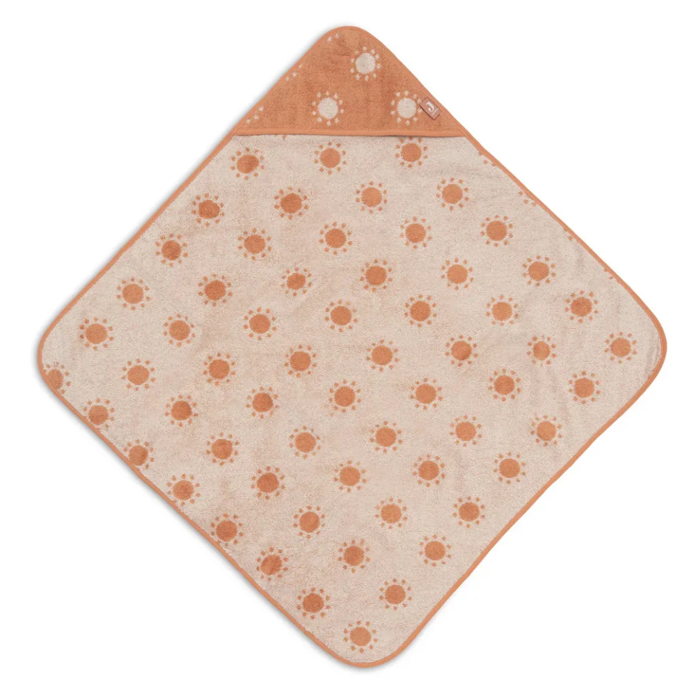 Jollein Baby-Badeumhang Jacquard Light Terra