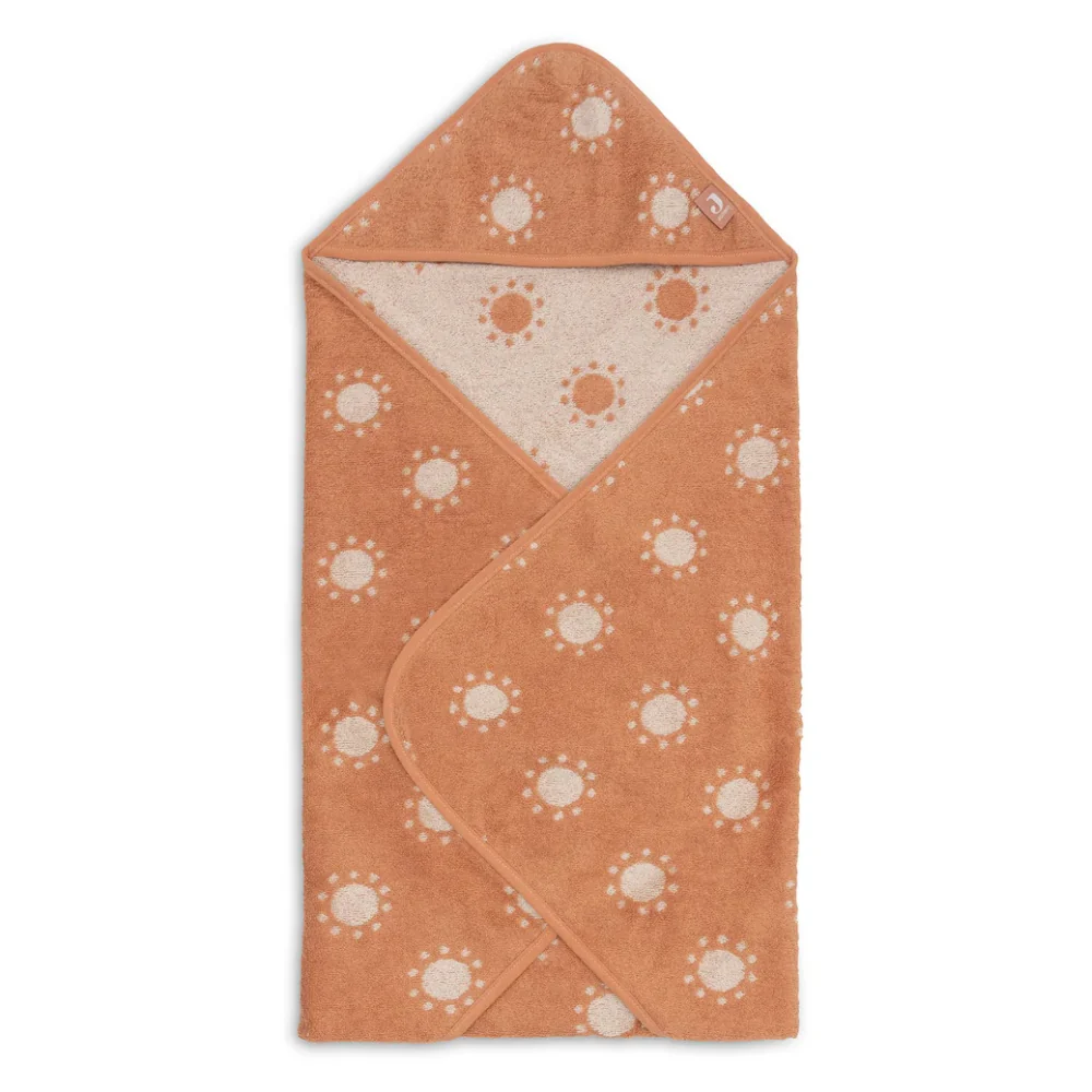 Jollein Baby-Badeumhang Jacquard Light Terra