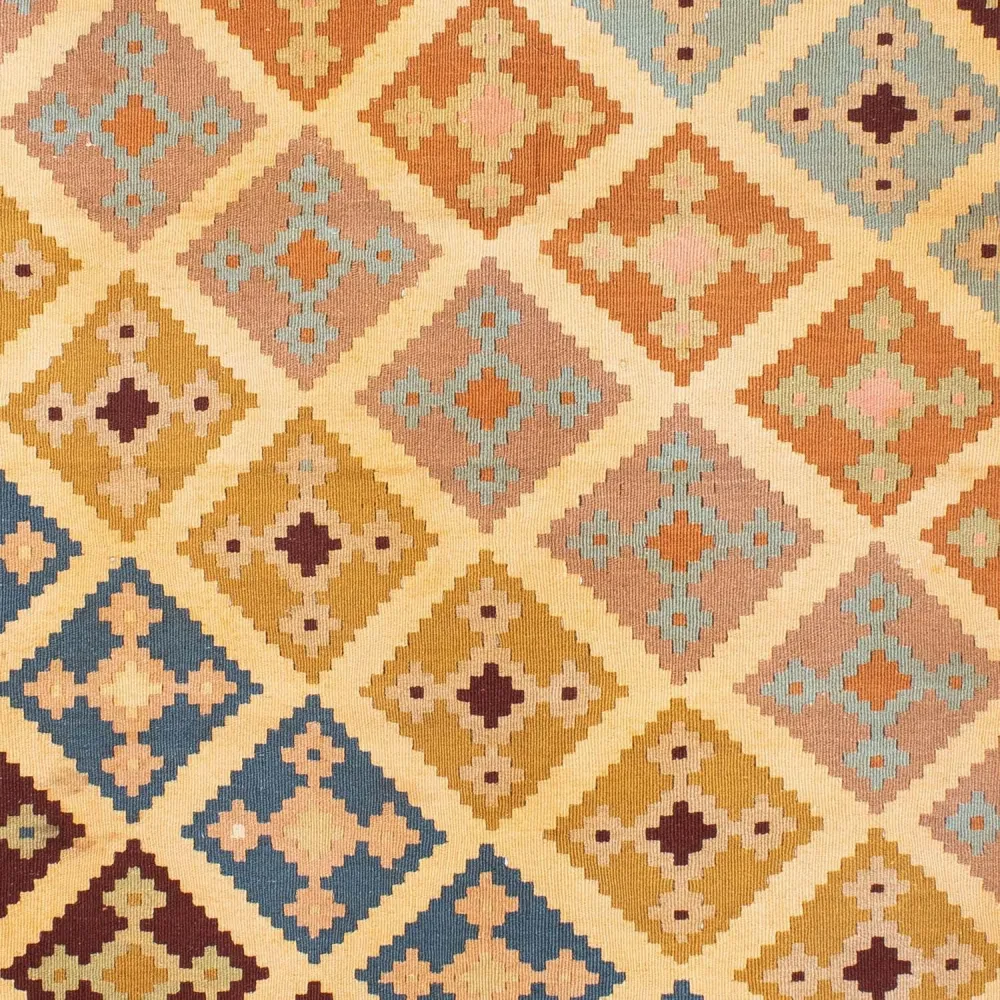 Kelim Teppich - Oriental 190 x 142 cm - hellbraun