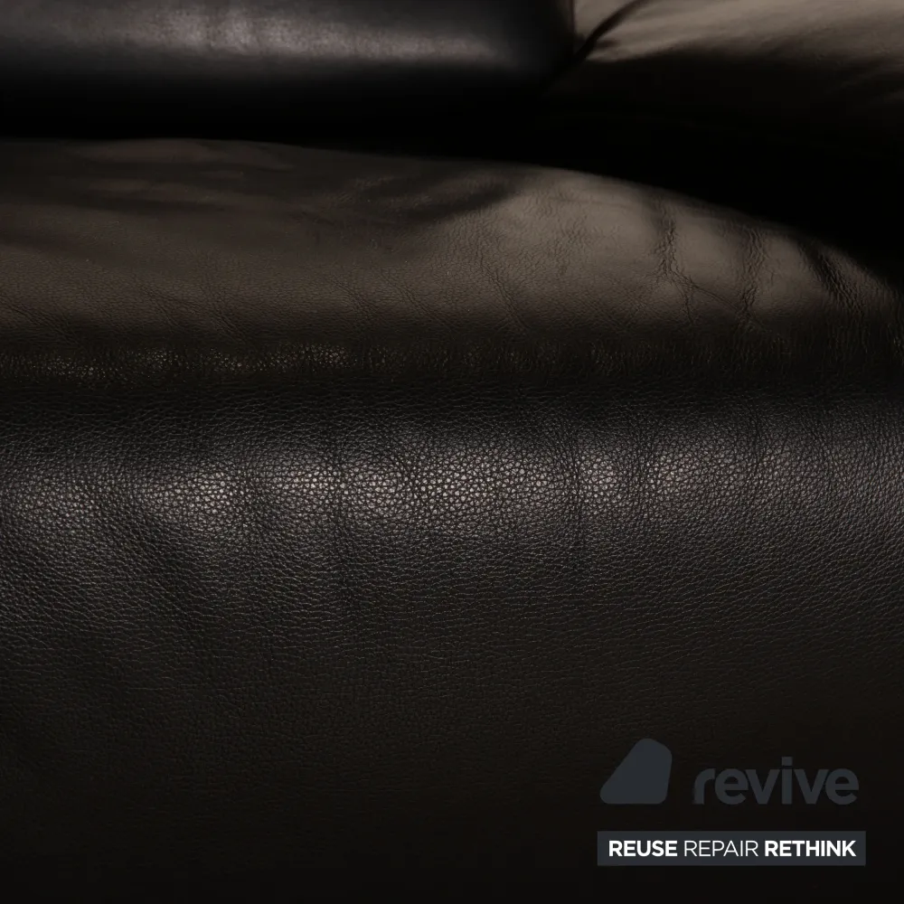 Koinor Goya Leder Sessel Schwarz