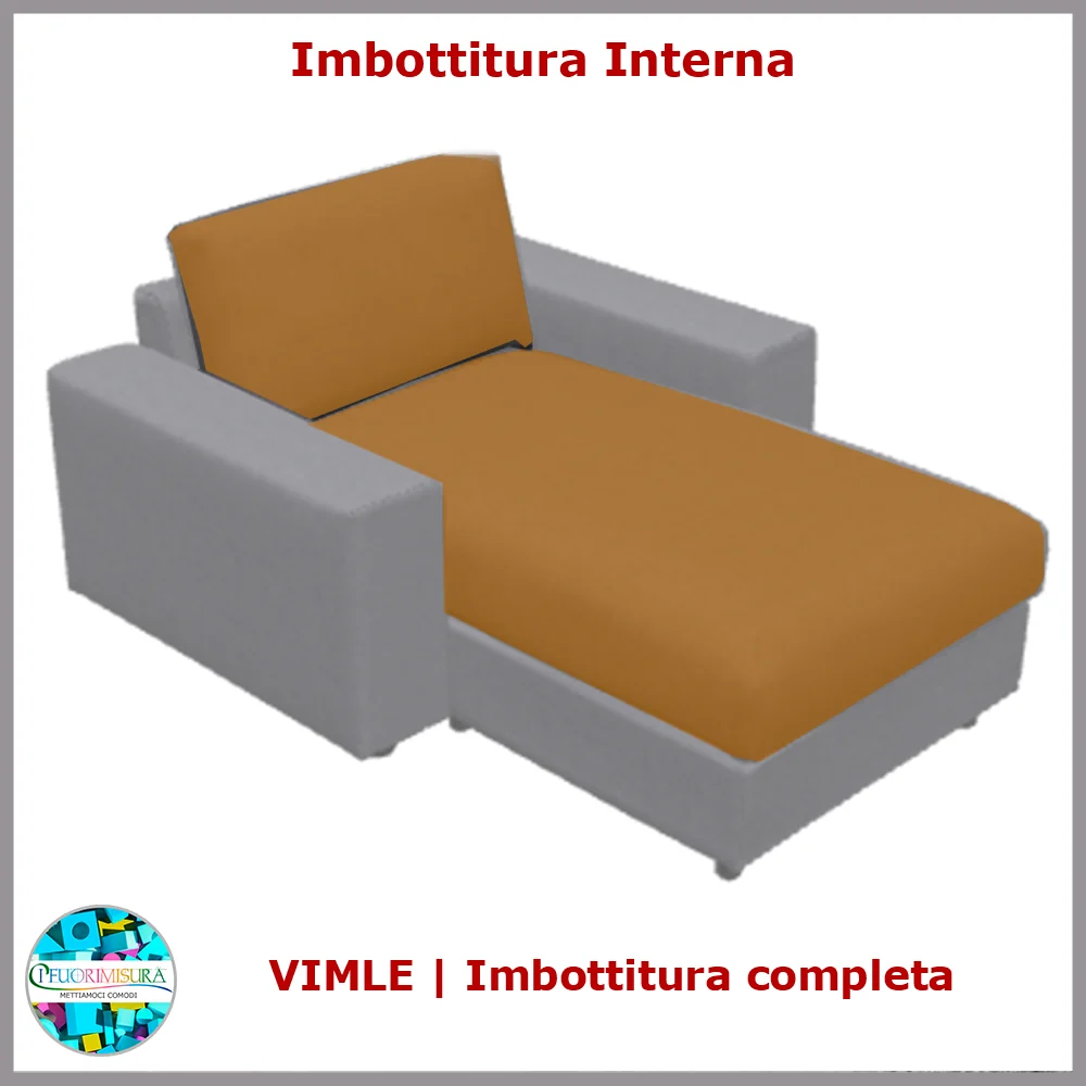 Komplette Vimle-Polsterung kompatibel mit Ikea für Chaiselongue