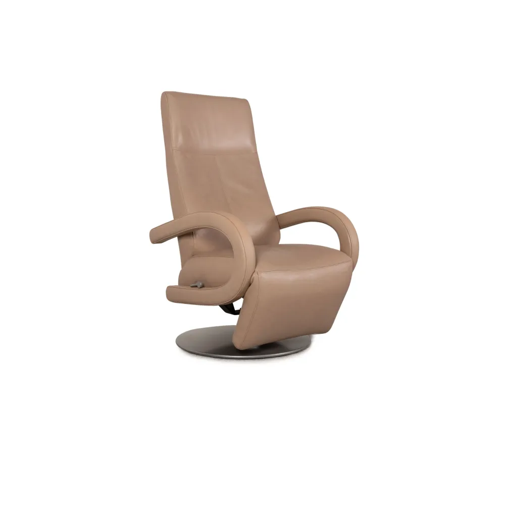 Laauser Leder Sessel Beige Funktion