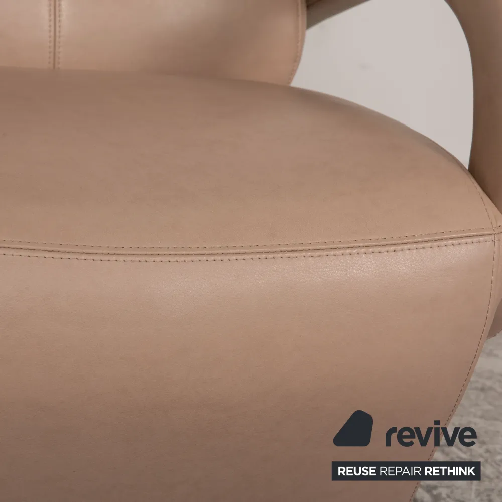 Laauser Leder Sessel Beige Funktion