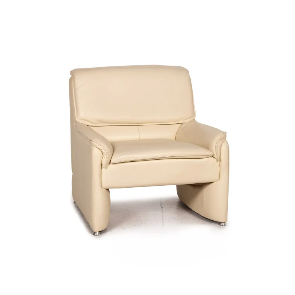 Laauser Leder Sessel Creme Funktion