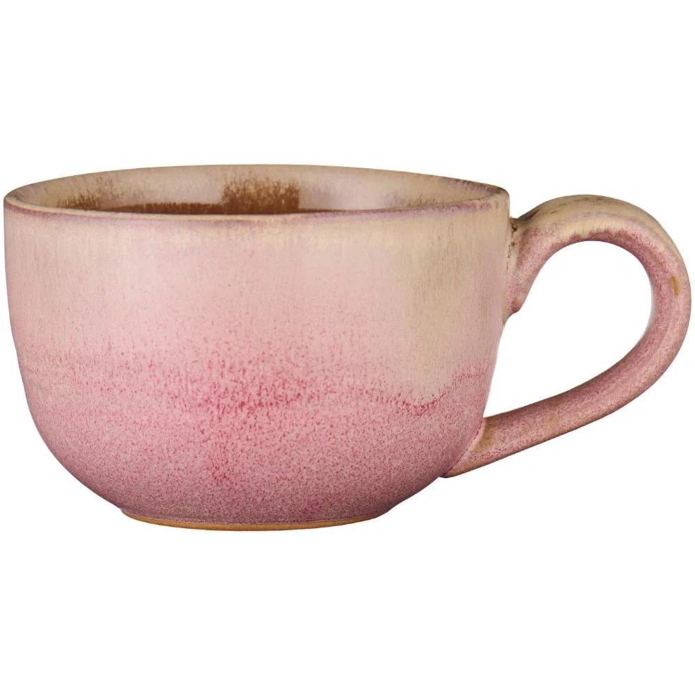 Ib Laursen - Tasse mit Henkel Trosa, hellbraun und zartrosa