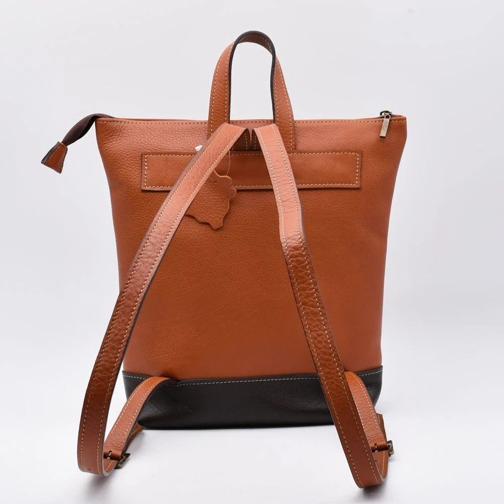 Lederrucksack – Hellbraun