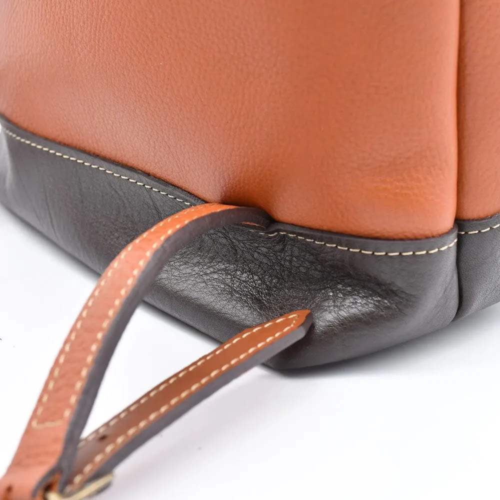 Lederrucksack – Hellbraun