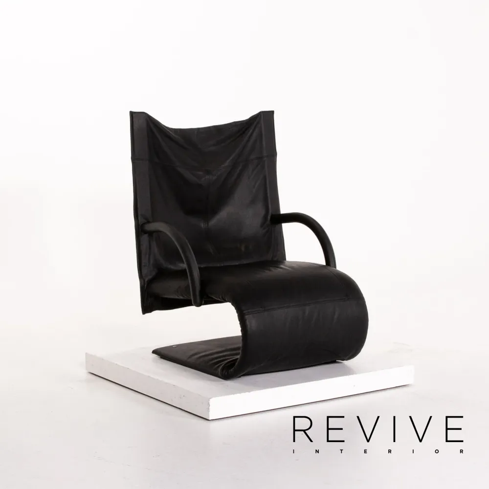 ligne roset Leder Sessel Schwarz #13536