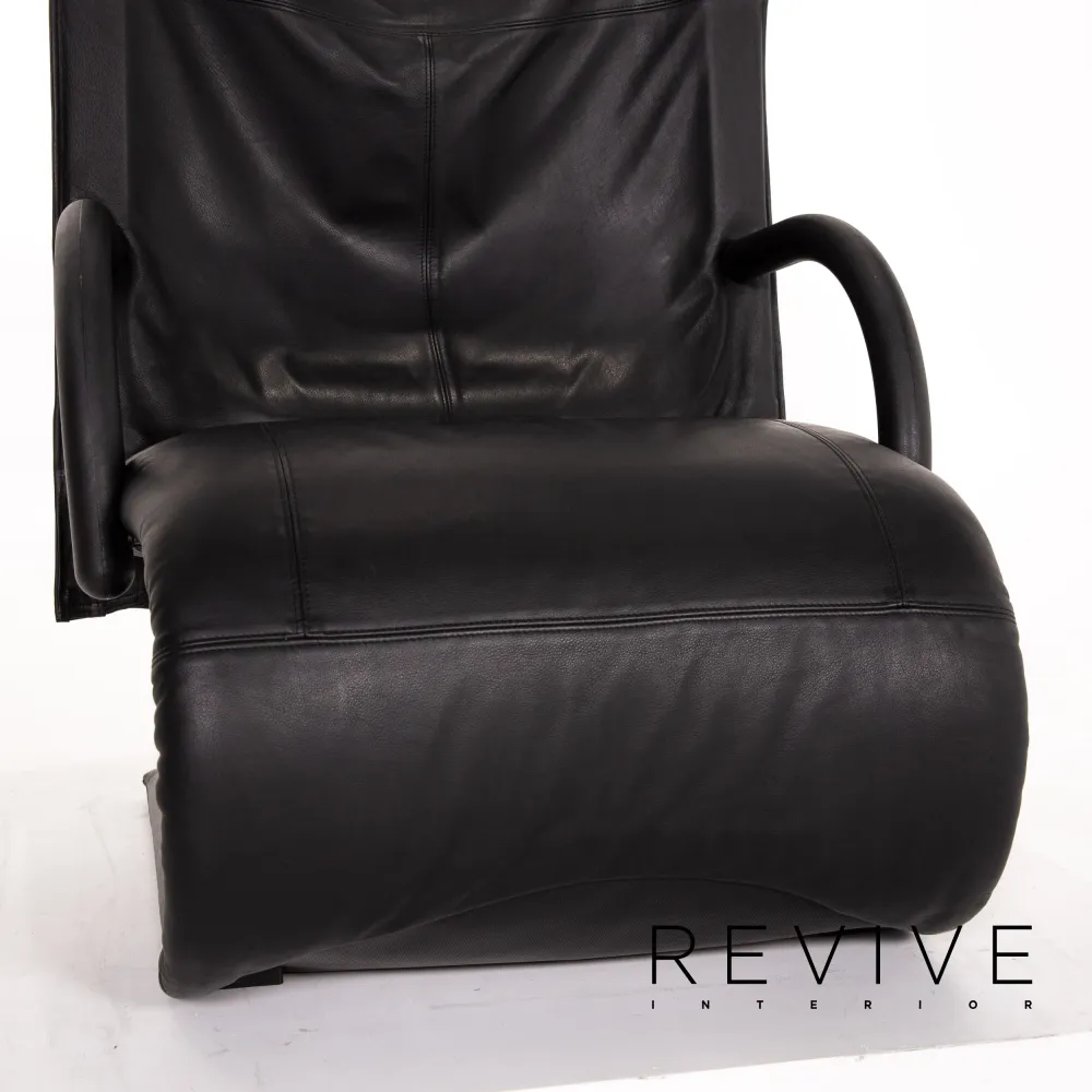ligne roset Leder Sessel Schwarz #13536