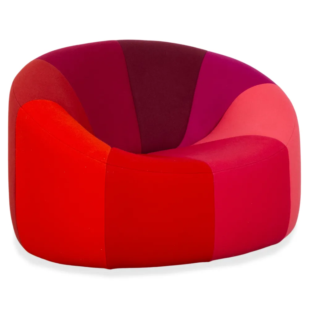 ligne roset Pumpkin Stoff Sessel Rot Magenta Pink