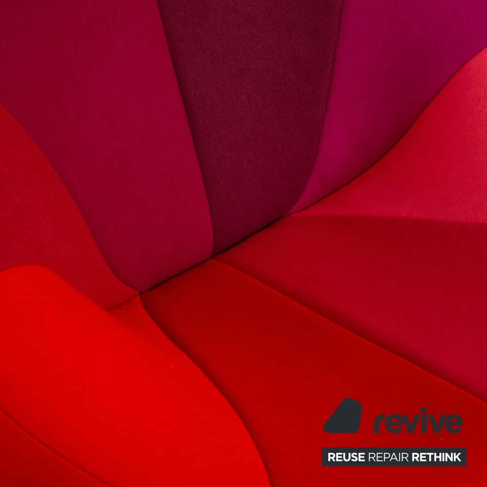 ligne roset Pumpkin Stoff Sessel Rot Magenta Pink