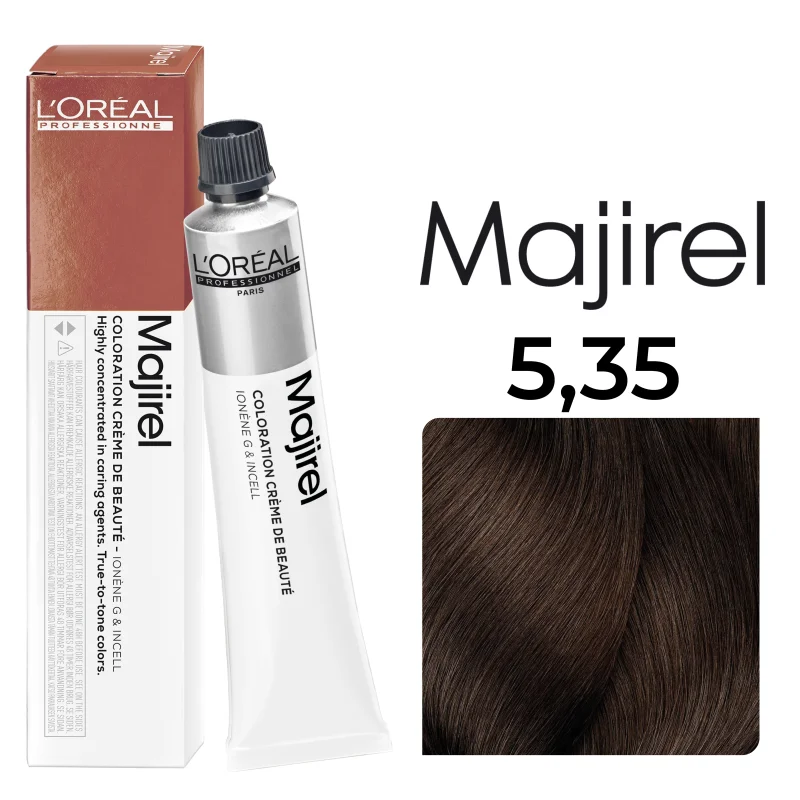 L'Oréal Professionnel MAJIREL 5,35 HELLBRAUN GOLD MAHAGONI, 60 ml