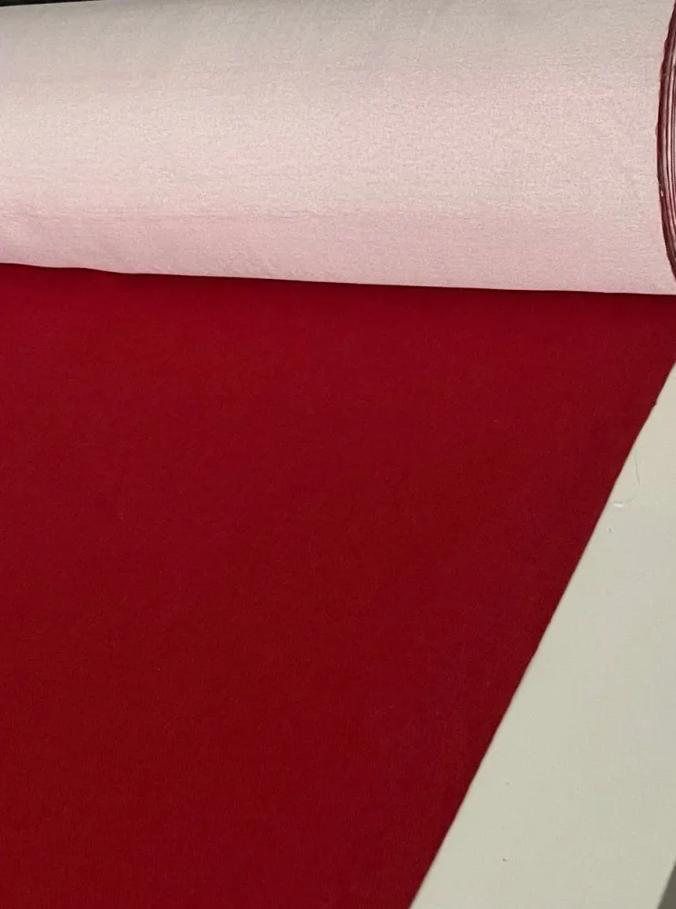 Möbel Stoffe gewebt rote Farbe