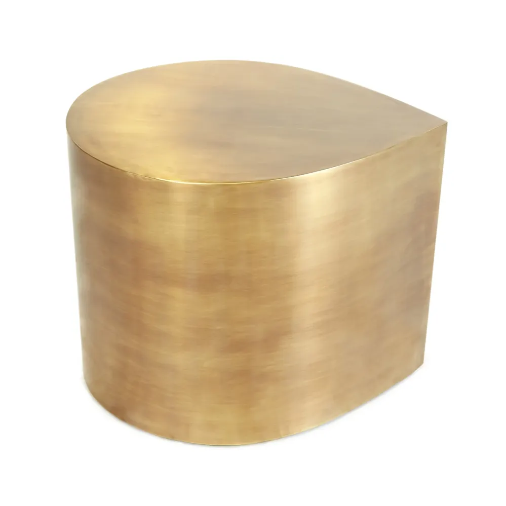 Messing Beistelltisch TEARDROP gold