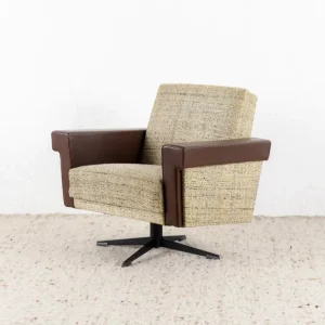 Mid Century Dreh Sessel vintager 60er Tv Wohnzimmer