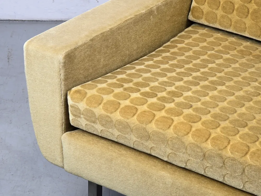 MID CENTURY SESSEL senfgelb vintage 1960er tv couch retro ddr polsterstuhl
