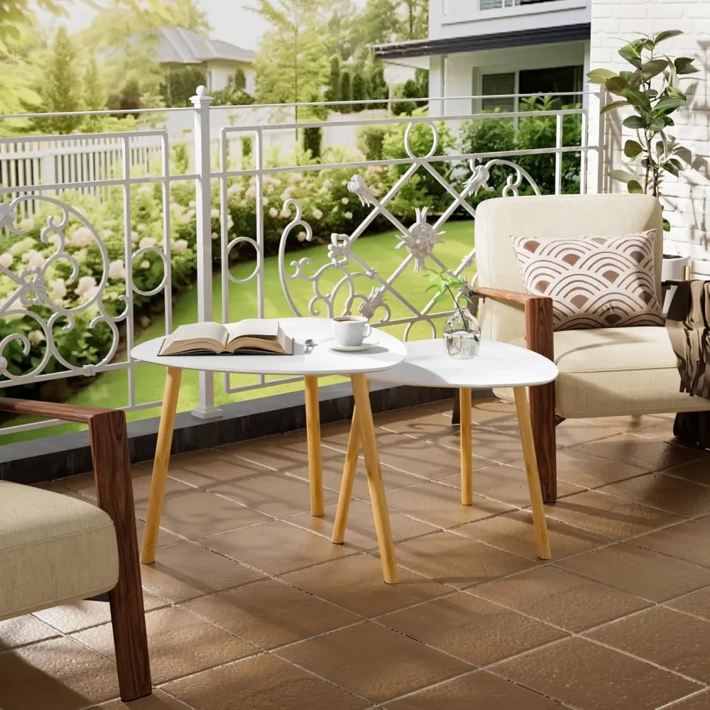 Modernes 2er Set Couchtisch Wohnzimmertisch Beistelltisch