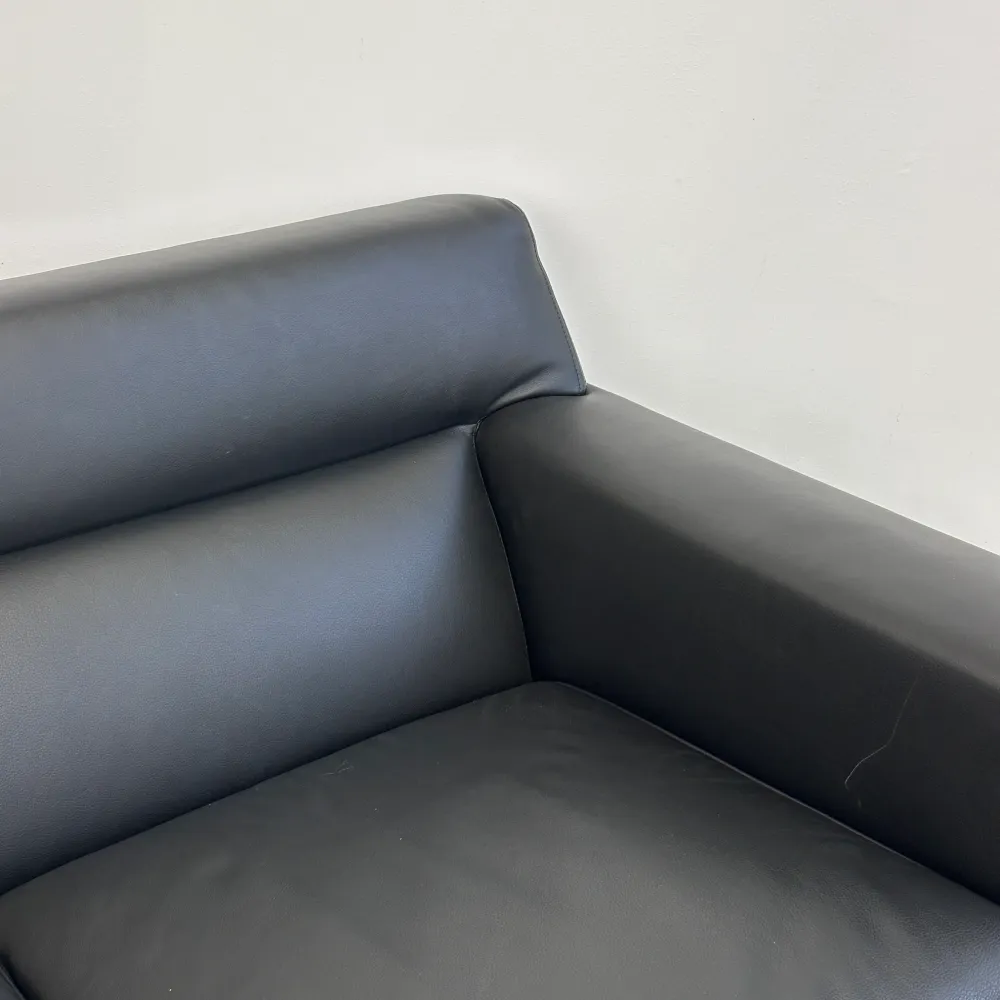 Moroso Sessel Steel Leder schwarz