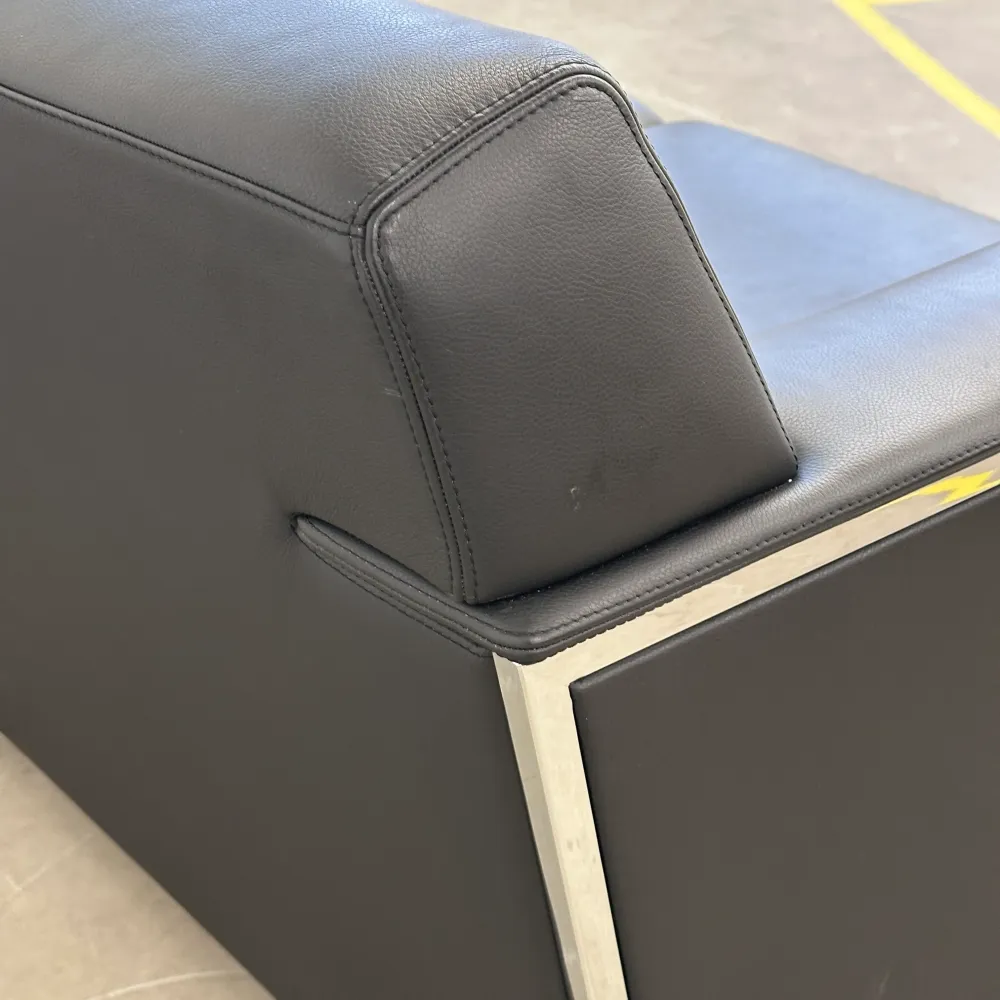 Moroso Sessel Steel Leder schwarz