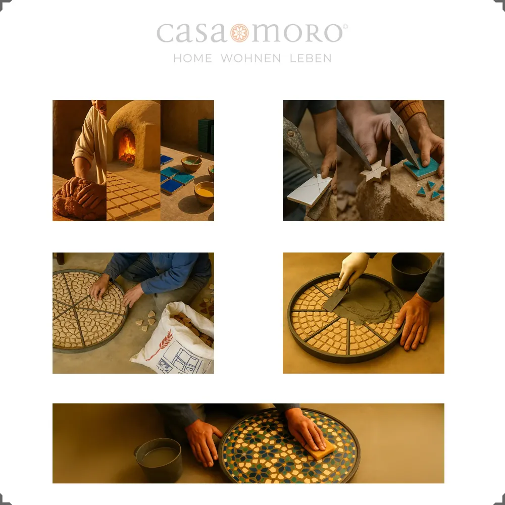 Mosaik- Beistelltisch Ø45 cm