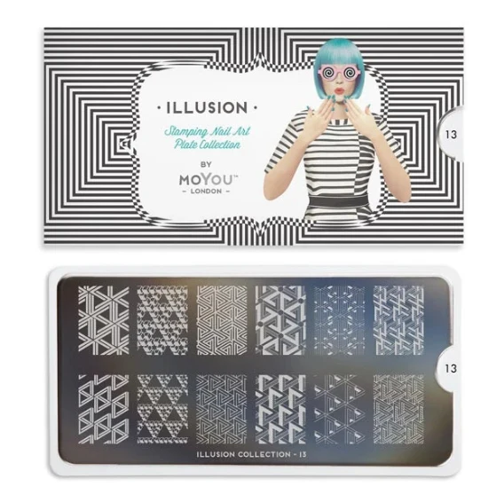 MoYou London Illusion 13 Stempelplatte