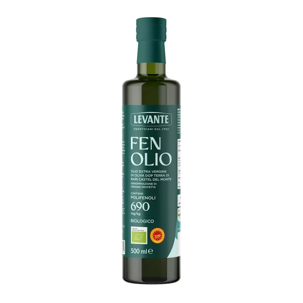 NATIVES OLIVENÖL EXTRA FENOLIO PDO TERRA DI BARI CASTEL DEL MONTE BIO 500 ml - LEVANTE