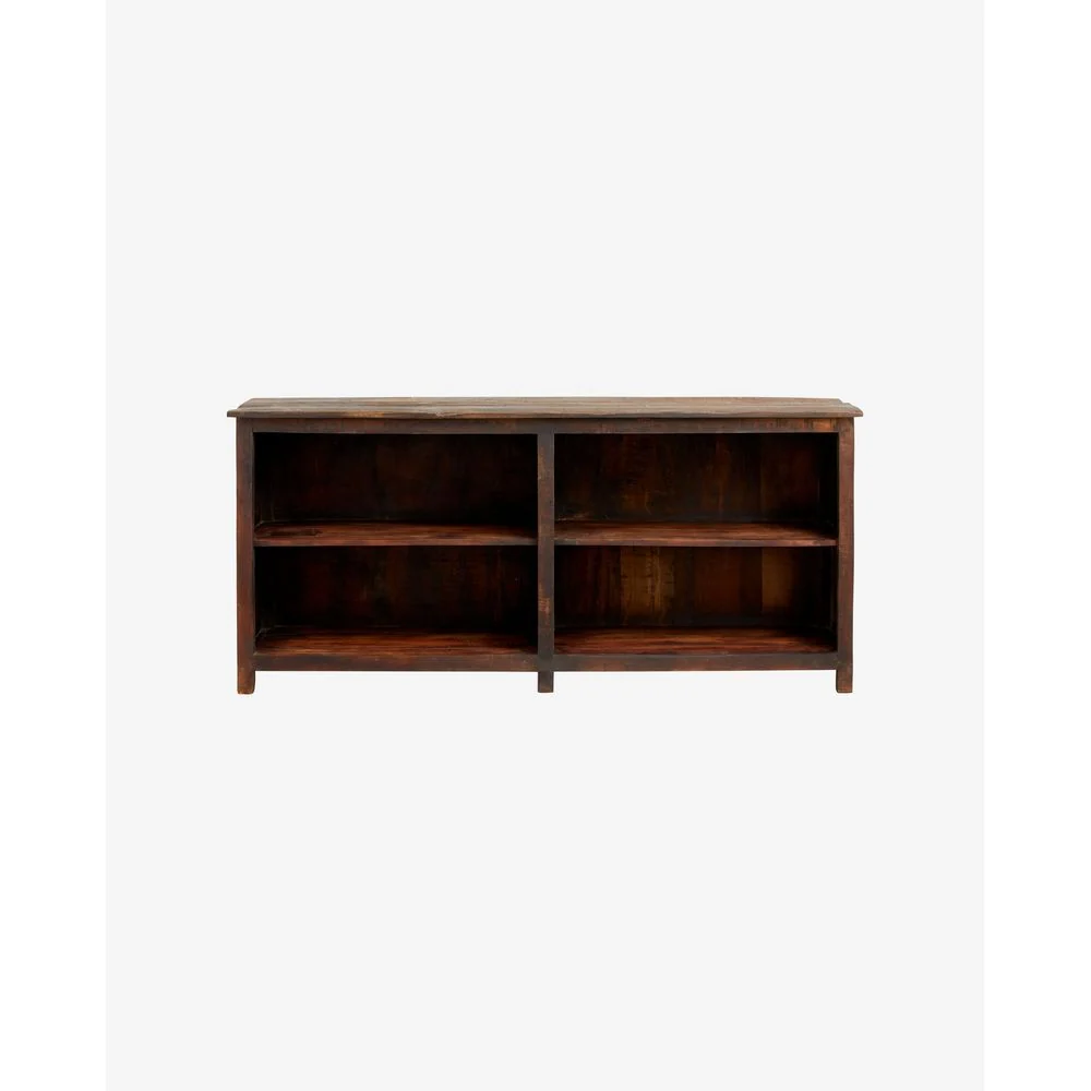 Nordal /S WOODIE Vitrine, hellbraun gefärbt