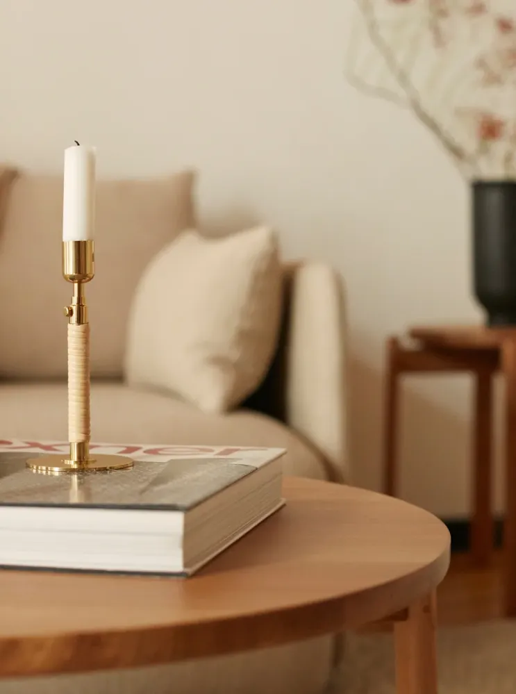 Offset Sessel beige