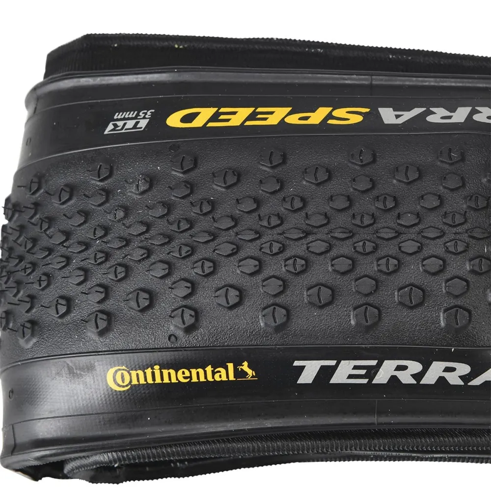 Reifen CONTINENTAL TERRA SPEED 700x35c Tubeless Ready Schwarz