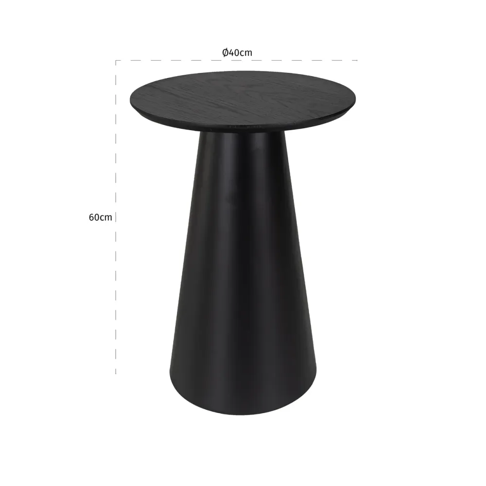 Richmond Interiors Beistelltisch Jazz black