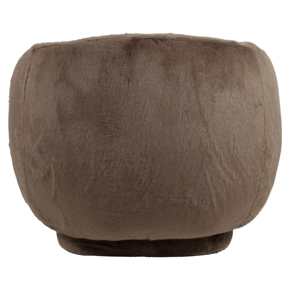 Richmond Interiors Faux Fur Sessel Negreslo | Braun