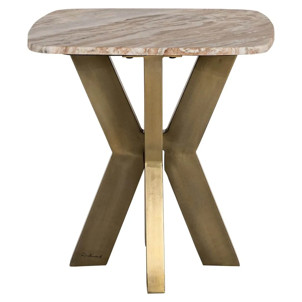 Richmond Interiors Marmor-Beistelltisch Bottega