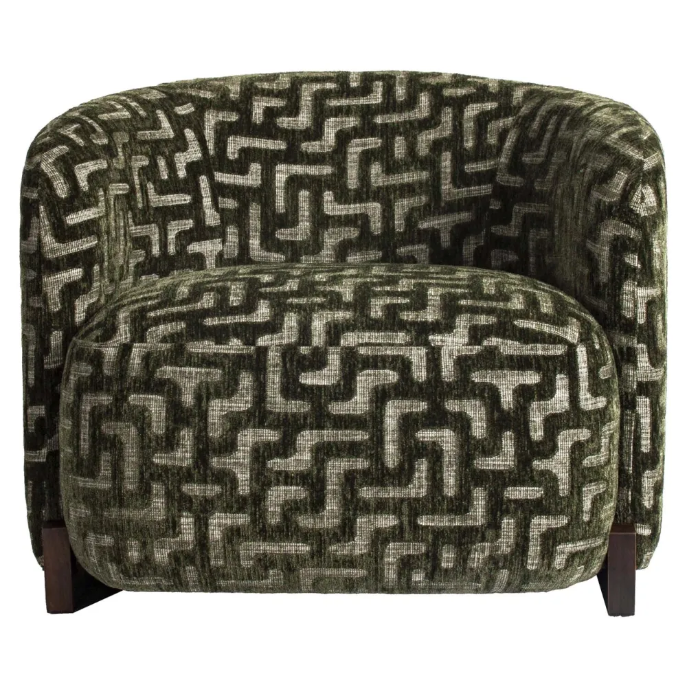 Richmond Interiors Sessel Hannah | Moosgrün