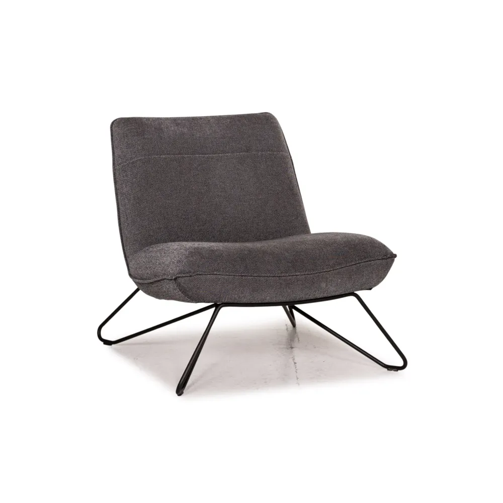 Rolf Benz 394 Stoff Sessel Grau